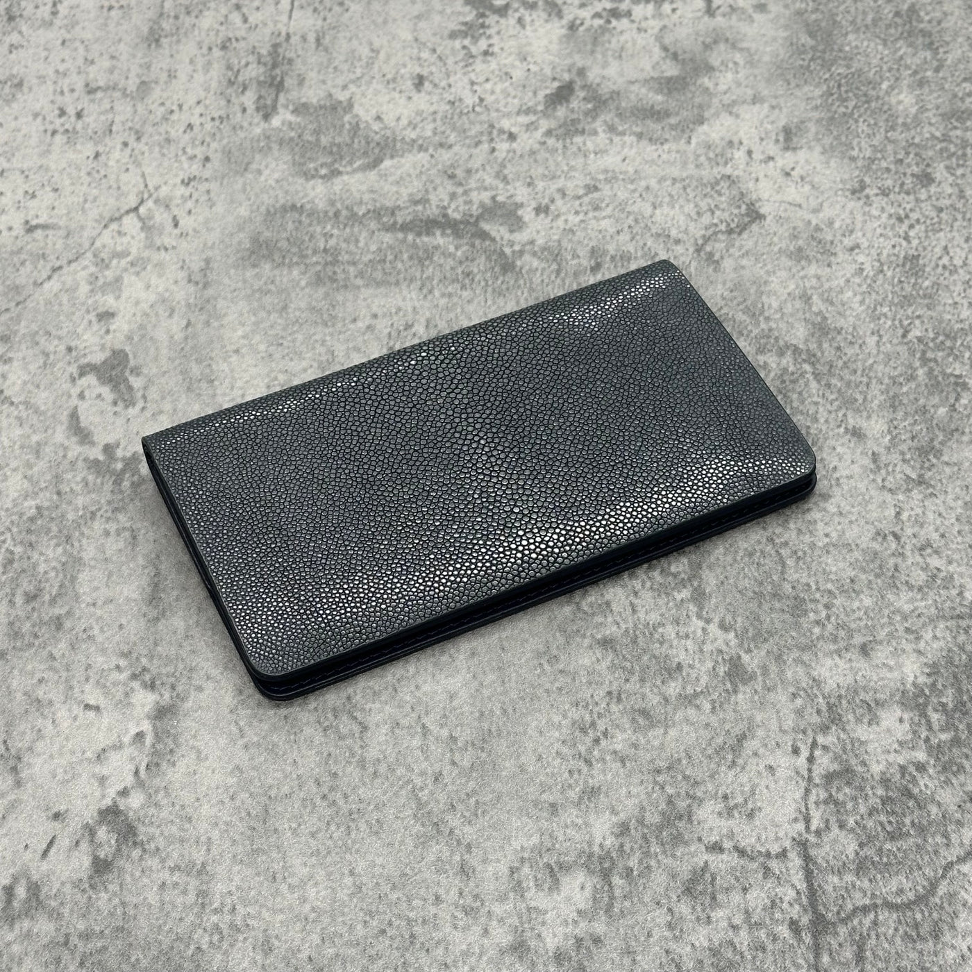 スティングレイ 長財布 エイ革 ガルーシャ 本革 ブルーグレー 品番WP