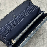 エイ革のラウンドファスナー長財布