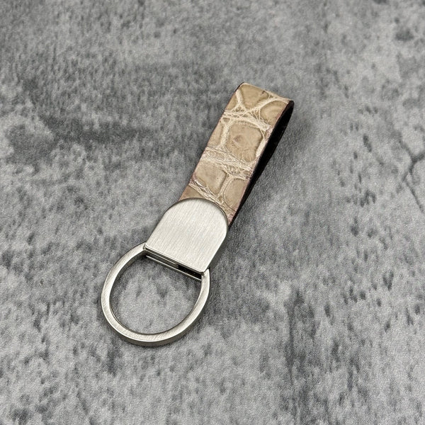 クロコダイル キーホルダー D284 - BEIGE/ベージュ